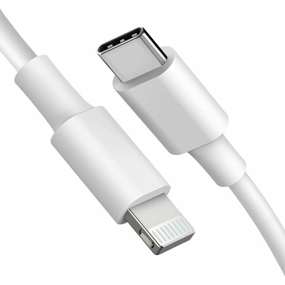 (iPhone Cable Only) For iPhone 14 13 11 Pro Mini XR XS MAX Fast Charging USB-C PD Plug Charger Cable