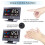 LCD Screen Digital Backlight Snooze Alarm Clock 6