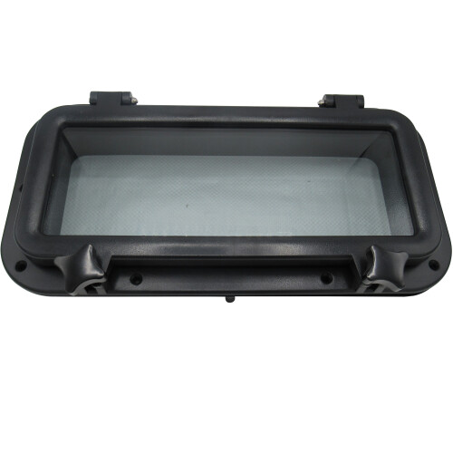 Black Rectangle Marine Window Port (400MMx200MM)