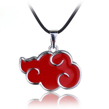 20pcs Anime Necklace Cosplay Akatsuki Organization Red Cloud Sign Hokage Tsunade Uzumaki Pendant Necklace