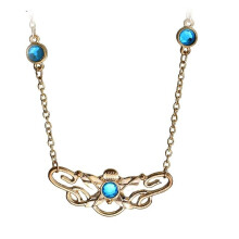 Eowyn Necklace Set – 10 Pieces, Crystal Long Pendant Movie Jewelry for Women, Wendding Statement Necklace