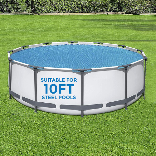 10Ft Pool Cover (Steel Pool)) Solar Pool Cover for 8, 10, 12 & 15ft Fast Set  Inflatable Paddling Swimming Pool on OnBuy