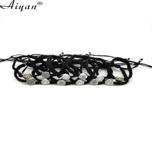 12Pieces Baby Size 0.9Cm Saint Benedict Woven Bracelets To Women And Men Can Be Given As a Gift