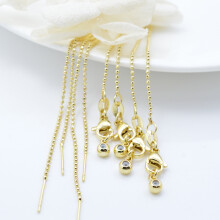 20Pcs DIY jewelry accessories bead chain universal bead fine chain positioning Adjustable chains Jewelry making
