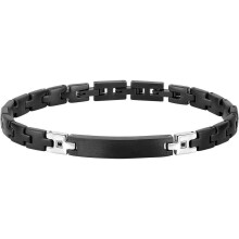 (Black Gun Plated, 20.5cm) Bracelet Men's Stainless Steel Bangle Bracelet Jewelry Jewelry for the Year