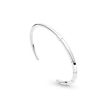 (Hot Stamping, 16cm) Classic I-D Bangle 925 Sterling Silver Charm Bracelets Women Jewelry Gift 16-19 cm 589493C00