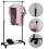 (Black) AAMEN Clothes Rail with Wheels & Adjustable Rack Clothes 2