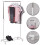 (White) AAMEN Clothes Rail with Wheels & Adjustable Rack Clothes 2