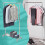 (White) AAMEN Clothes Rail with Wheels & Adjustable Rack Clothes 7
