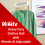 (White) AAMEN Clothes Rail with Wheels & Adjustable Rack Clothes 4