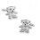 Men's Cuff Links Copper Material Silver Teddy Bear Cufflinks & Retail 1
