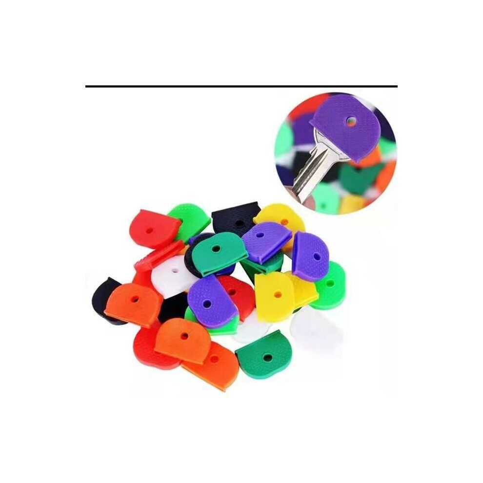 10 Colors Key Covers For House Keys Hollow Rubber Key Chain Accessories Soft Key Caps Locks Cap Topper Keyring 885485372428