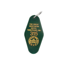 Twin Peaks Key chains The Great Northern Hotel Room # 315 Key Tag Keychain Acrylic Keyring for Women Men Jewelry