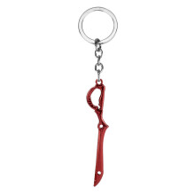 Anime Jewelry Kill La Kill Keychain Ryoko Matoi Weapon Model Scissor Blade key Chain Necklace novelty Trinket keyrings