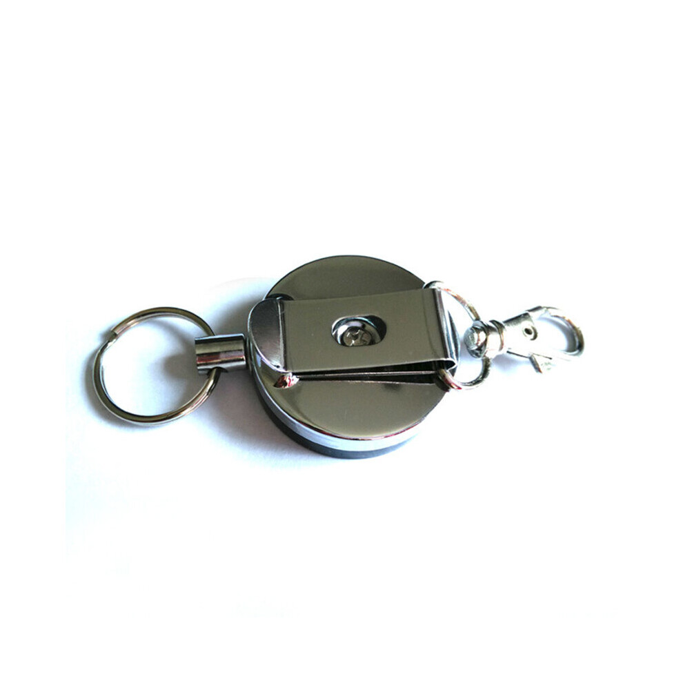 Resilience Steel Wire Rope Elastic Keychain Sporty Retractable Alarm Key Chain Anti-Lost Telescopic Key Ring Keys Trinket J0435 885485394758