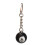 2x billiard ball key chain key ring happy No. 8 4