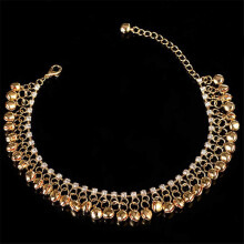 Silver Ethnic Tassel Bell Anklets For Women Girl Beach Foot Bracelet Anklet Jewelry Accessories