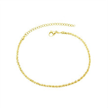 Boho Beach Sparkling River Cauliflower Chain Anklet Summer Jewelry Girl's Gift