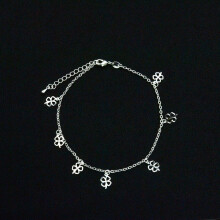 jewelry heart beads star anklet for women girl