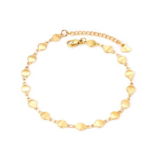 Stainless Steel Round Shape Anklet Bracelet For Girls Anklet Jewelry Gift praia acess?rios
