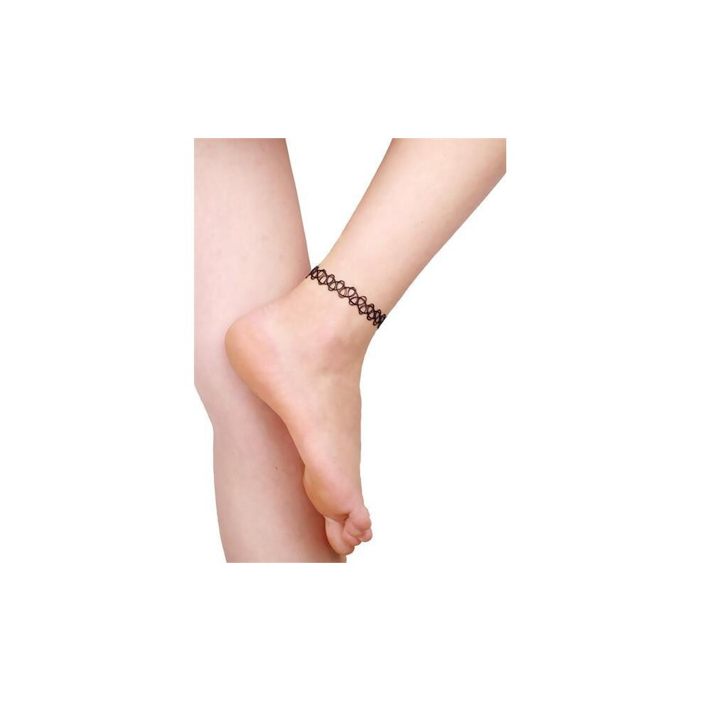 Ebay Selling Vintage Stretch Tattoo Anklet Gothic Punk Grunge Henna Elastic Anklet