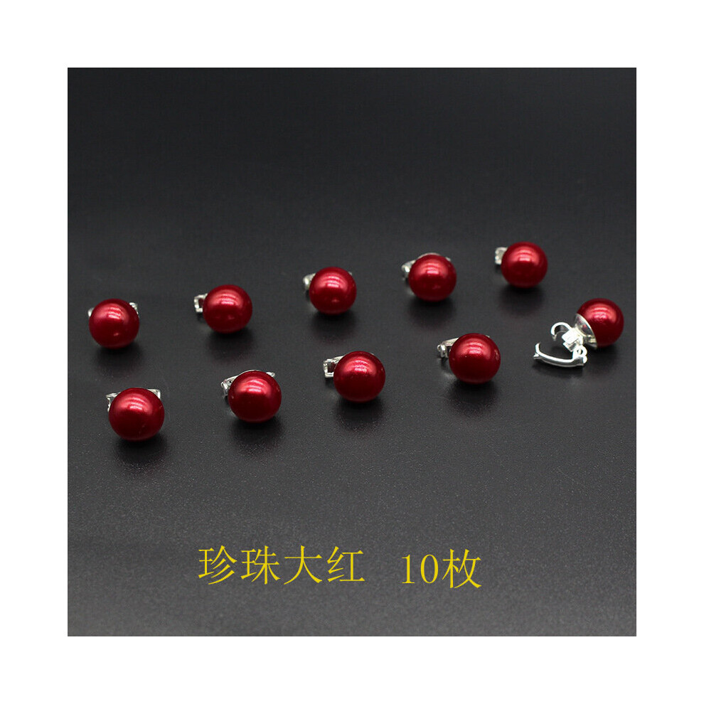 10Pcs/Set Bridal Hair Pin Crystal Flower Hair Buckle Hairpins Children Hair Clip Headwear Wedding Hair Accessories-image-OPC-PBRFMMR-NEW