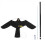 Flying Hawk Kite Realistic Garden Bird Repeller Scarer with 4m Telescopic Pole 3