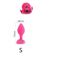 Sexy Body Jewelry With Soft Silicone Bullet Anal Plug For Adult Prostate Massager,Intimate Product For Men Women Gay Party