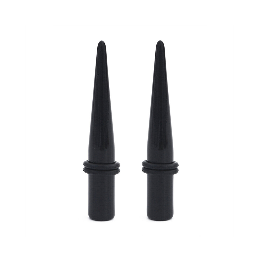 (Gold) 2pcs Clear Tunnel Ear Taper Plug Stretcher Expander Gauge Earrings 1.6-24mm Acrylic Stretching Piercing Body Jewelry-image-OPC-PBRFY8Z-NEW