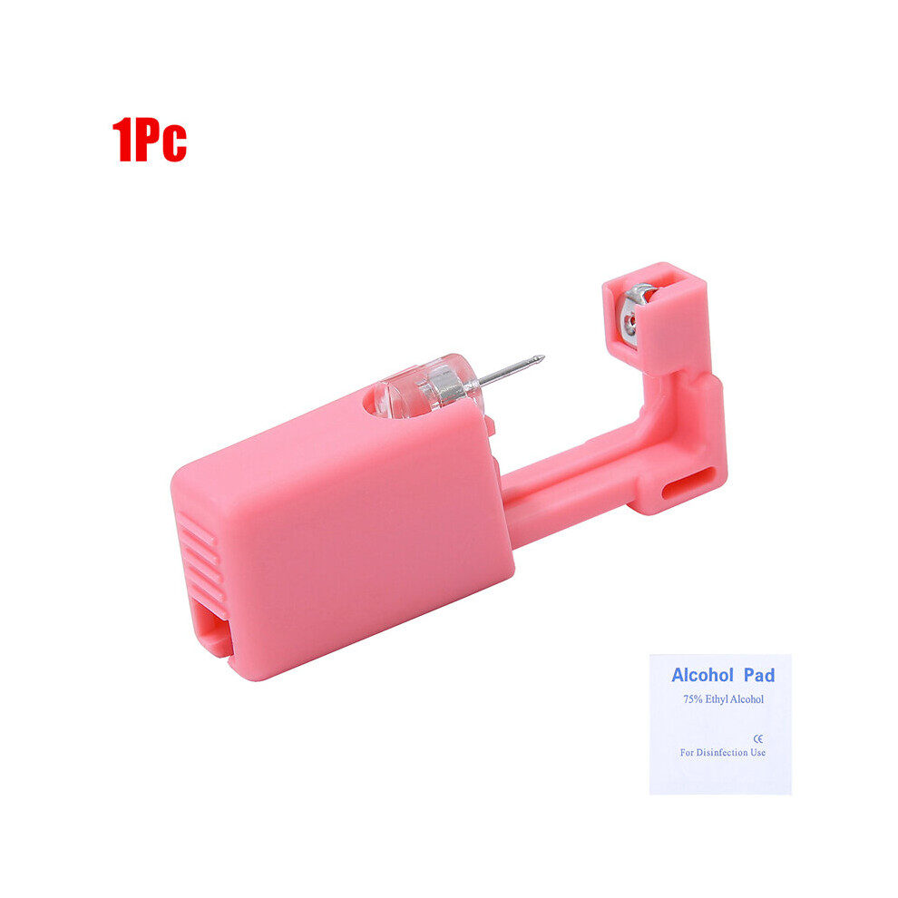 Multicoloured 1Pcs Ear Piercing Gun Kit Disposable Disinfect Safety Earring Piercer Machine Studs Nose Clip Body Jewelry Piercing Tool