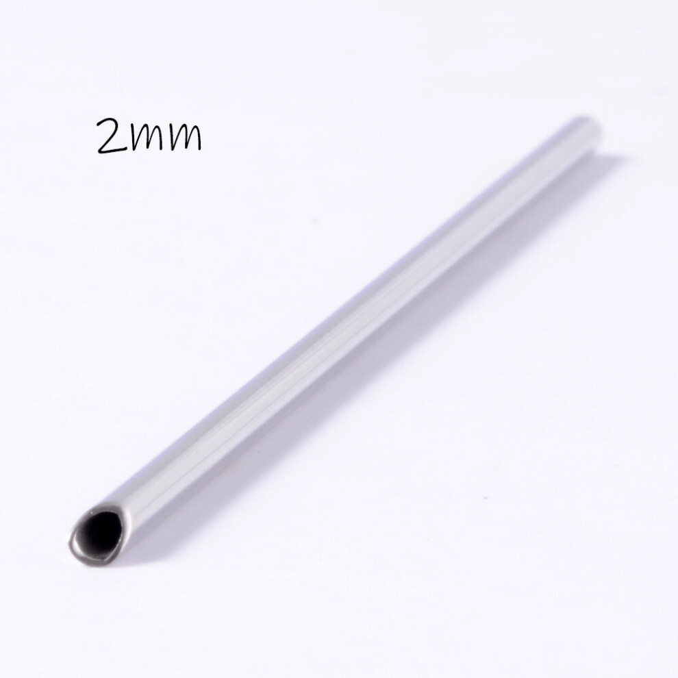 Multicoloured 1Pc 361L Surgical Steel Piercing Receiver Needle Receiving Tube Body Jewelry Holding Piercing Tattoo Supplies Microblading Tools