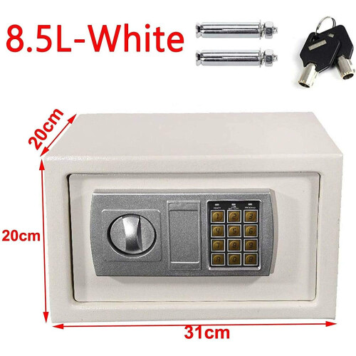 Safes for Home Fireproof Waterproof with 2 Manual Override Keys, 8.5L