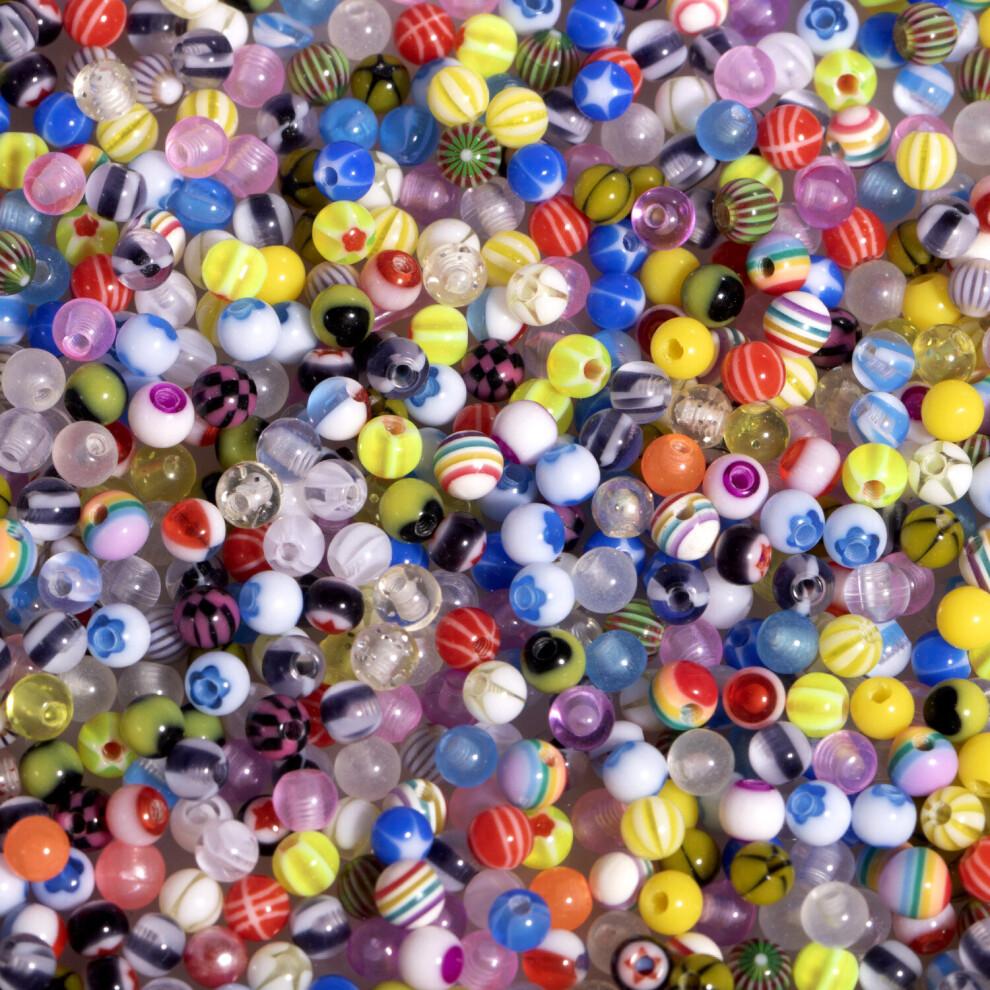 50pcs/lot 3mm Acrylic lip piercing Balls Replacement Nose Barbell Earring Labret Eyebrow Body Piercing Sexy Jewelry