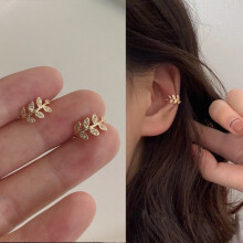 1PC Metal Ear Cuffs Clip On for Women No Pierced C Geometric Small Earcuff Silver Ear Wrap Clips Jewelry Nausznica