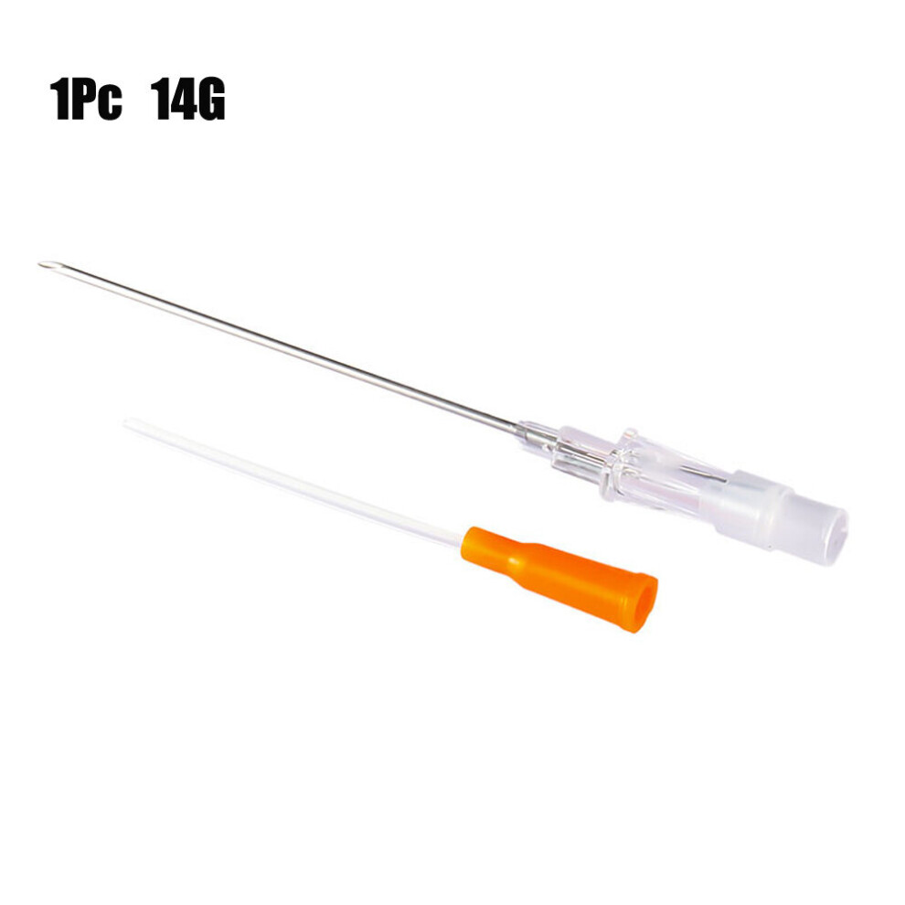 Multicoloured 1/4Pcs Body Piercing Needles Catheter Cannula Tools Kit Surgical Steel Sterilized Tattoo Needle Nose Lip Jewelry 14G 16G 18G 20G