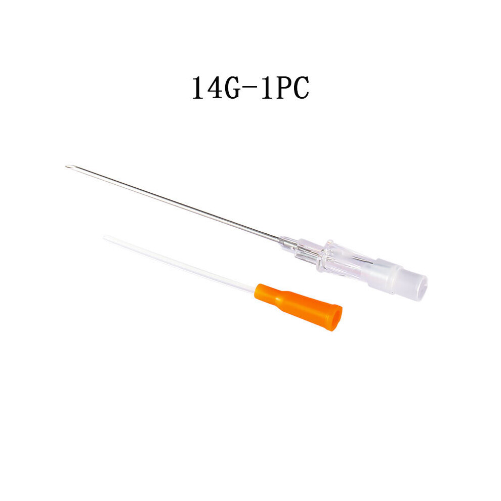 Multicoloured 1-4Pcs Body Piercing Needles Catheter Cannula Tools Kit Surgical Steel Sterilized Tattoo Needle Nose Lip Jewelry 14G 16G 18G 20G