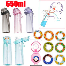 (Blue) Fruit Scented Water Bottle - 650ml Water Bottle