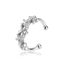 925 Sterling Silver Openwork Slim Earcuff Rock Punk Cuffs Earring Ear Cuff Women No Piercing Clips Jewelry