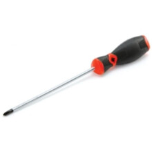 No.1 Tip Phillips Screw Driver with Shaft & Clear Handle, 6 in.