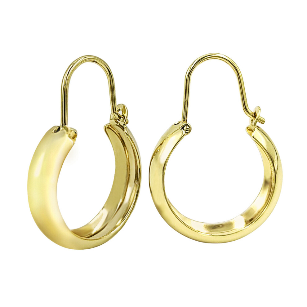 Agsnilove Hoop Earrings 14K Gold-Plated Huggie Earings Jewelry For Women Vintage Encanto Hoops Lady Multicoloured