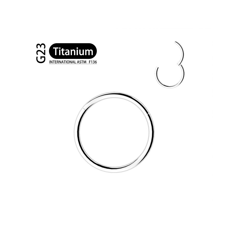 (Orange) G23 Titanium 20g/0.8mm Earrings Nose Ring Septum Hoop Piercing Body For Women Man Segment Lip Rings Cartilage Tragus Ear ?Jewelr-image-OPC-PBRGB6F-NEW