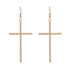 Ethnic Big Cross Long Earrings For Women Drop Earrings Jewelry Bijoux Ethnique Femmes Punk Cross Earring