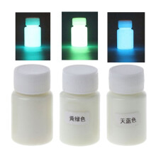 3 Colors Bright Luminous Epoxy Resin Pigment Glow in The Dark Liquid Colorant Body Art UV Body Paint Set Each 15g