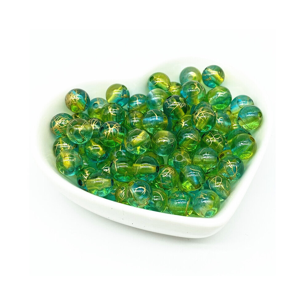 50pcs 8mm Double Acrylic Beads Spacer Beads For Jewelry Making DIY-image-OPC-PBRGNGH-NEW