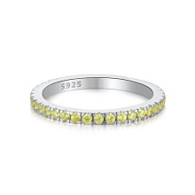 Wong Rain Classic 925 Sterling Silver Lab Sapphire High Carbon Diamonds Gemstone Wedding Band Ring Fine Jewelry