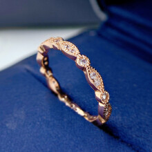 18K Plated 925 Sterling Silver Sapphire Gemstone Wedding Band Ring for Women Fine Jewelry