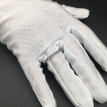 Silver 925 Jewelry Women Ring for Wedding Party with Sapphire Zircon Gemstones Ornaments Rings