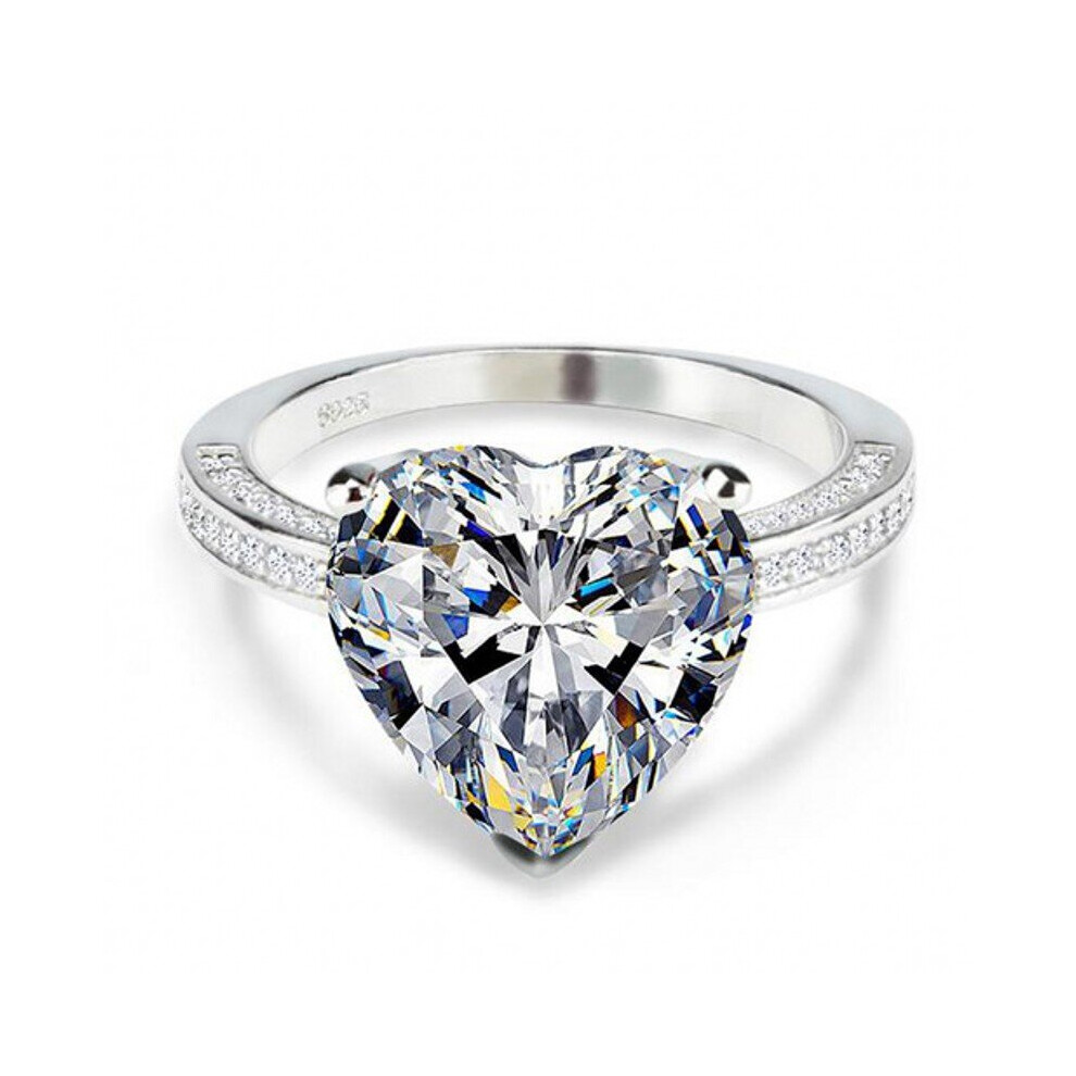 Emerald cut 2ct Diamond cz Ring 925 Sterling silver Promise Engagement Wedding Band Rings for women Gemstones Party Jewelry Gift-image-OPC-PBRGT5K-NEW