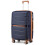 (Navy, K2392L NY 28 SUITCASE) British Traveller Hard Shell Suitcase 1