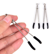 2PCS Female Steel Labia Labium Clamps Brease Nipple Clitoris Ear Clips For Couple Body Jewelry Accessories